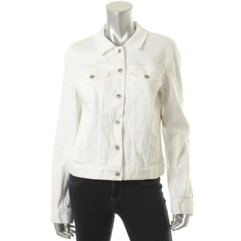 Retro Dress Womens Cotton Stretch Denim Jacket