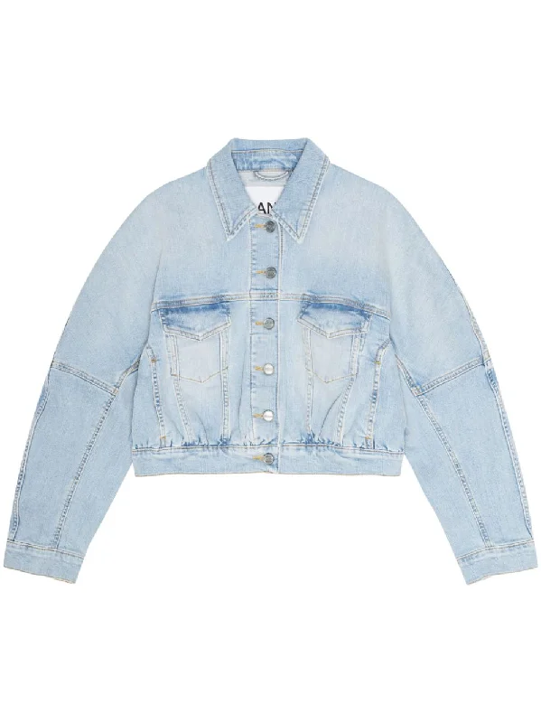 Sweet Princess Skirt Ganni Women's Coats Clear blue