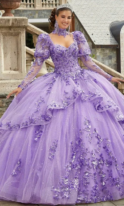 Fashionable sports Mori Lee 60172 - Sweetheart Detachable Puff Sleeve Ballgown