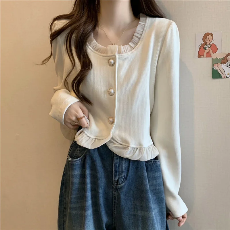 Sweet Soft Feeling Plus size women's 2023 coat top    S3472