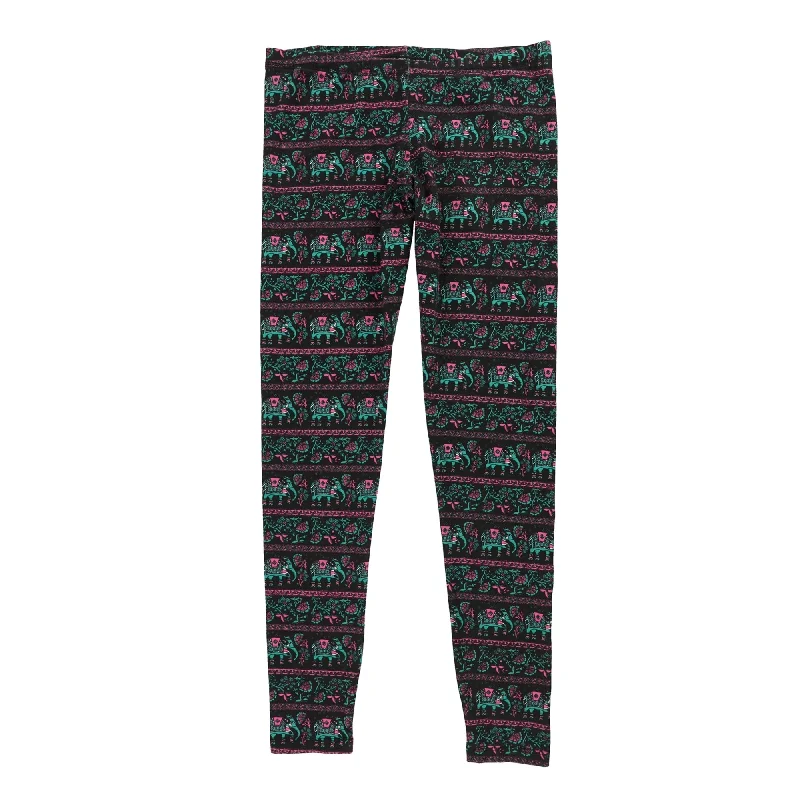 Classic style TRULY MADLY DEEPLY Womens Elephant Casual Leggings, Black, Large