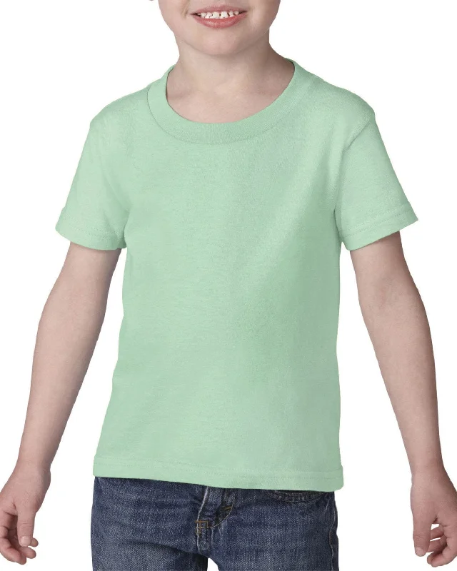 Sweet Korean Style Gildan Lightweight Cotton Toddler T-Shirt | Mint Green