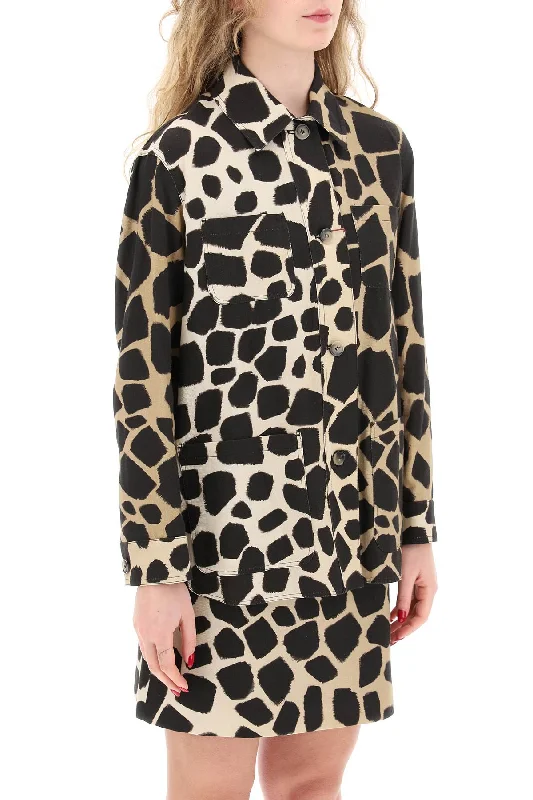 Fashionable sports Max Mara Studio Animal Print 'treasure