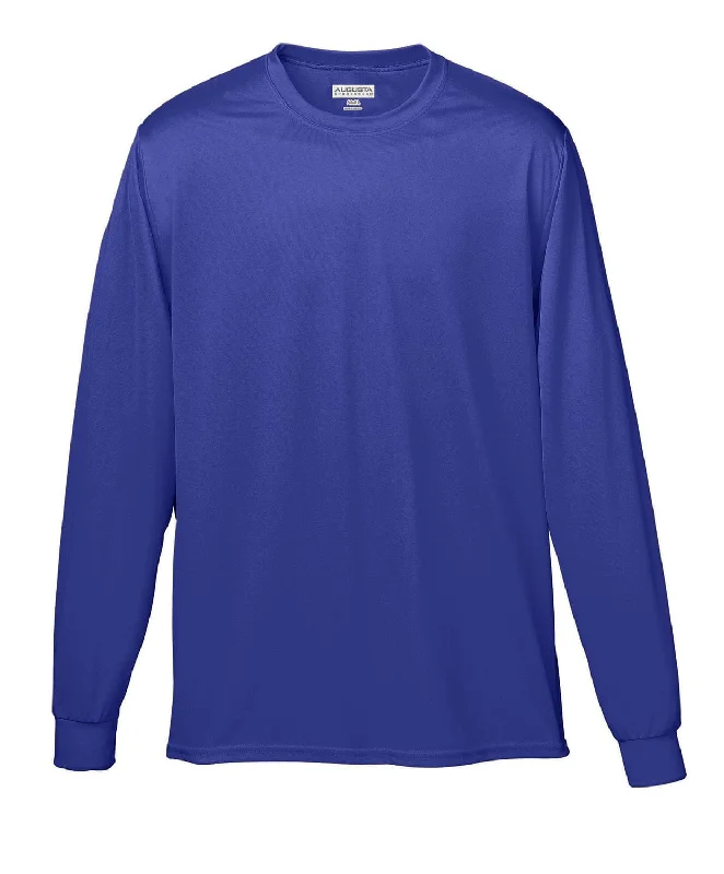 Cool Style Augusta Long Sleeve Moisture Wicking T-Shirt | Purple