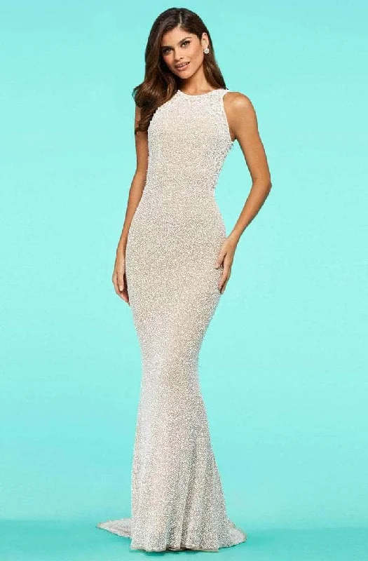 Fashionable and versatile Sherri Hill - 53490 Dazzling Jewel Neckline Evening Dress - 1 pc Lilac/Nude In Size 8 Available Fashionable and versatile Sherri Hill - 53490 Dazzling Jewel Neckline Evening Dress - 1 pc Lilac/Nude In Size 8 Available