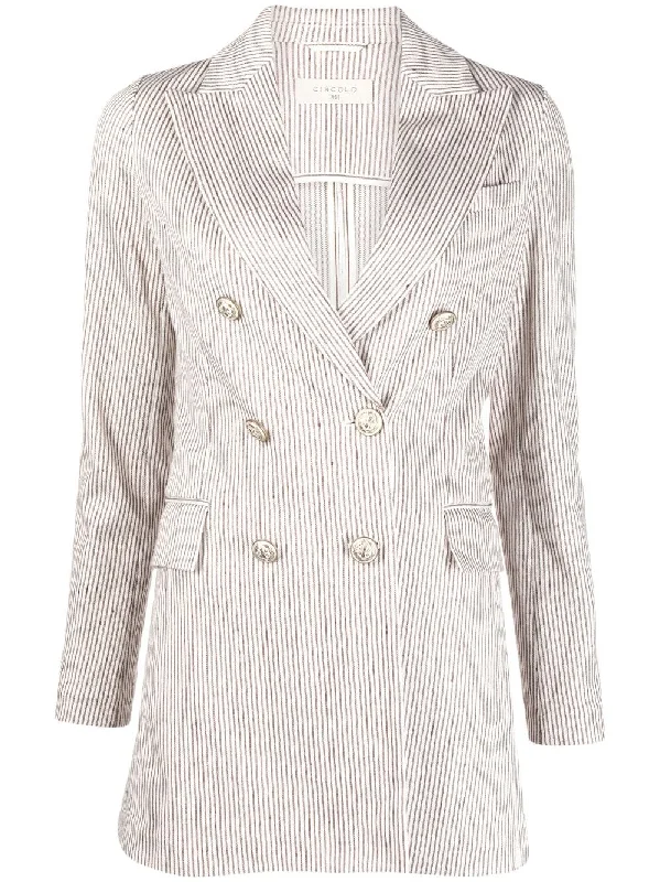 Black And White Style Circolo 1901 Women's Jackets