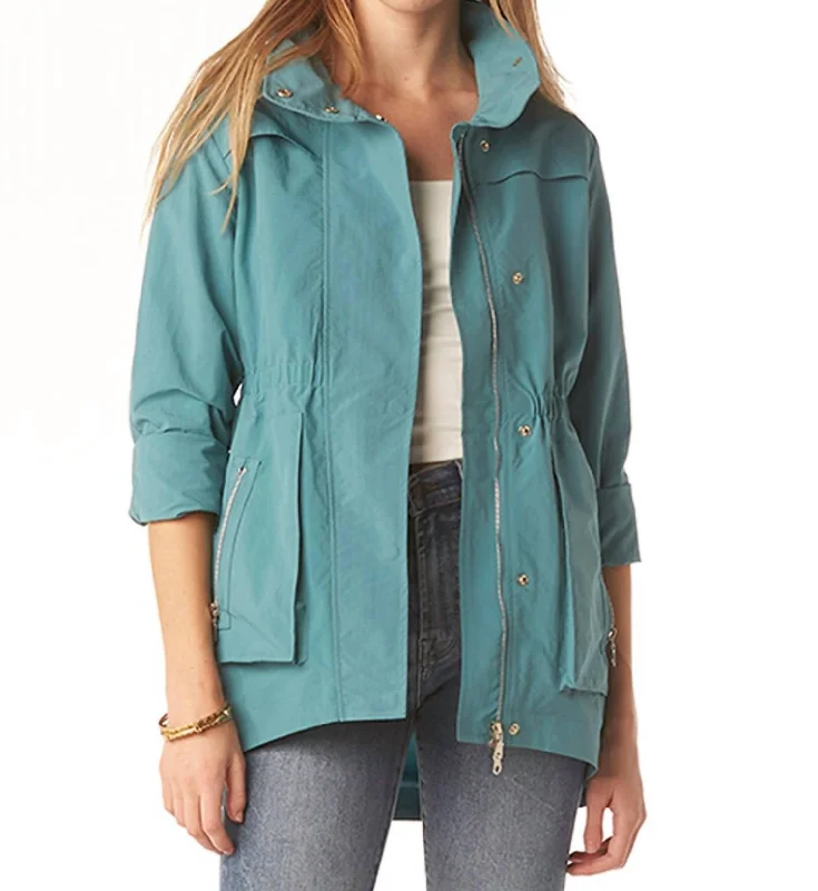Sweet Unique Design Cory Jacket In Brittany Blue