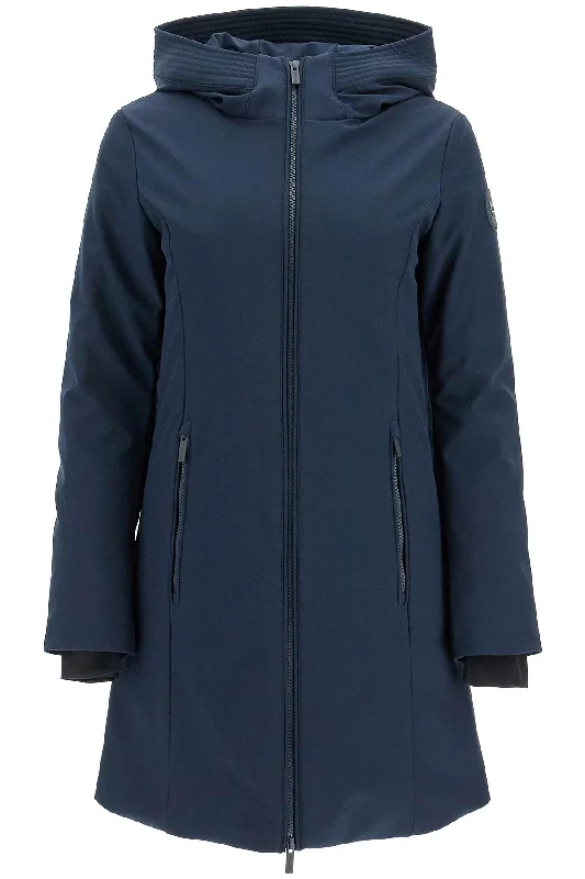 Retro Stripes Woolrich Women's Firth Hooded Softshell Down Parka