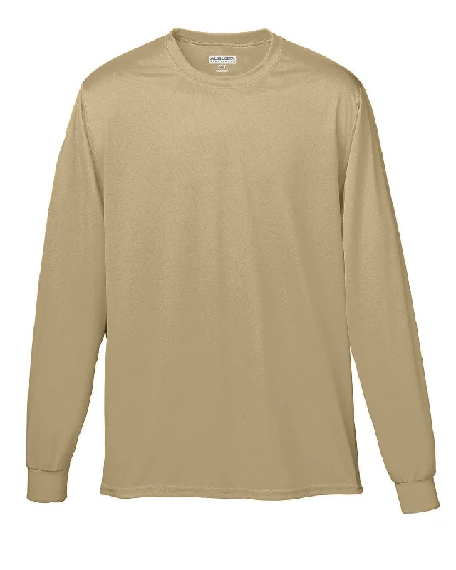 Street Personality Style Augusta Long Sleeve Moisture Wicking T-Shirt | Vegas Gold