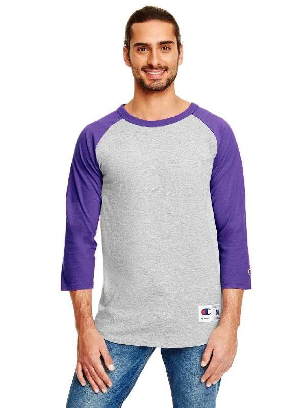 Amazing design Champion Cotton Raglan Baseball Jersey