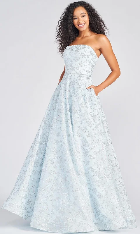Street Vertical And Horizontal Design Colette for Mon Cheri CL12255 - Strapless Glitter Lace A Line Gown Street Vertical And Horizontal Design Colette for Mon Cheri CL12255 - Strapless Glitter Lace A Line Gown