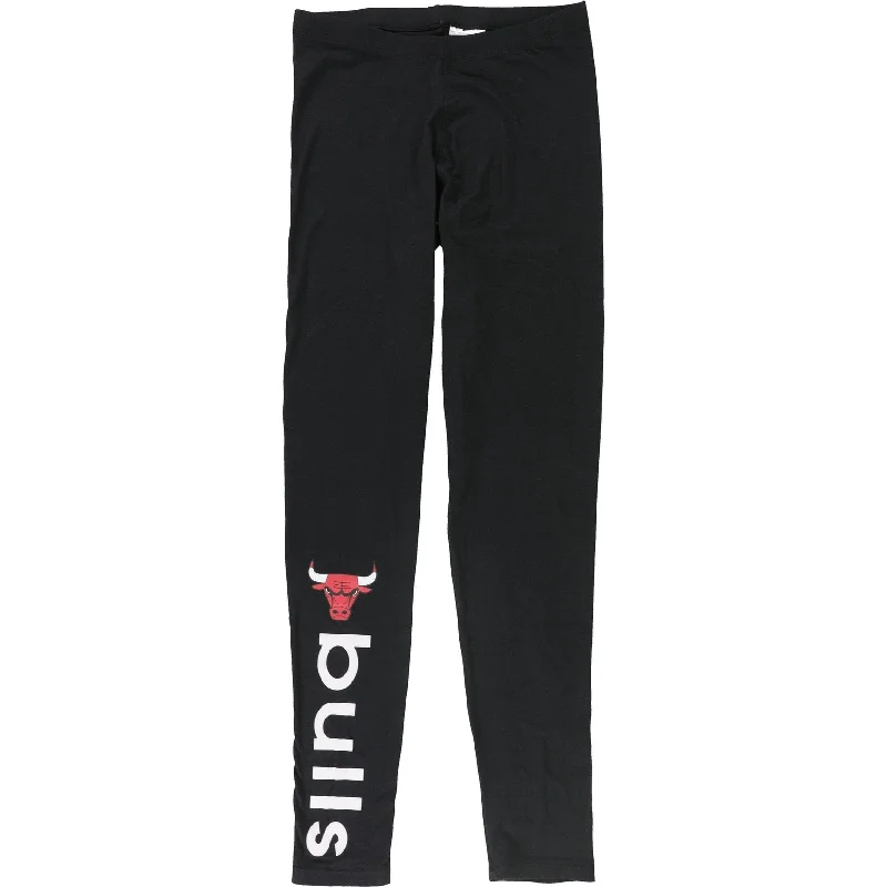Sweet Korean Style G-III Womens Chicago Bulls Casual Leggings, Black, Medium