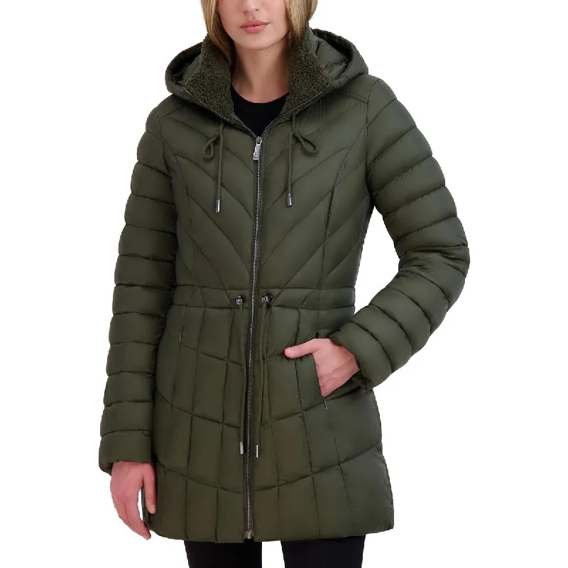 Fashion Style Womens Faux Fur Hooded Puffer Jacket