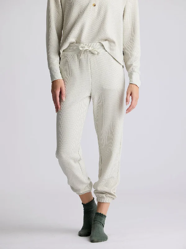 Street Personality Style Free Fly Waffle Jogger Womens