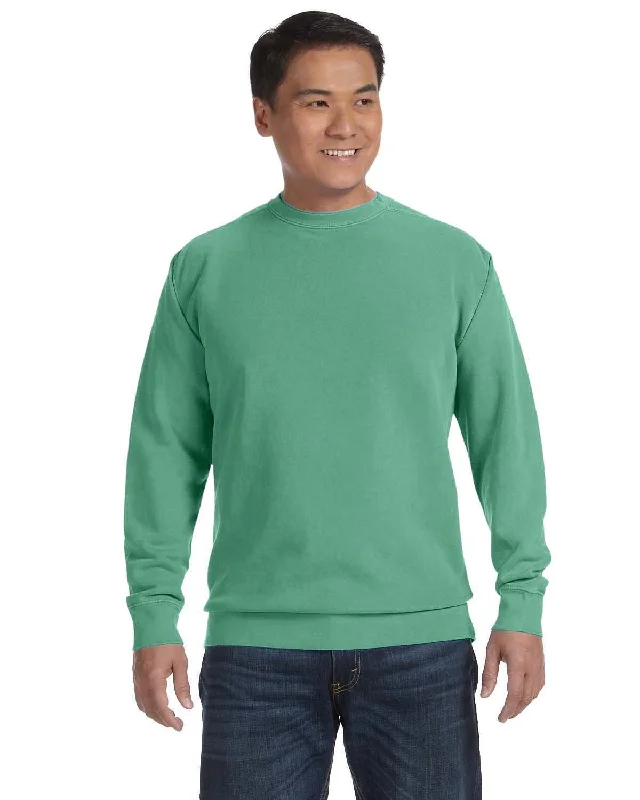Sports Fitness Wear Comfort Colors Garment-Dyed Crewneck Sweatshirt | Island Green