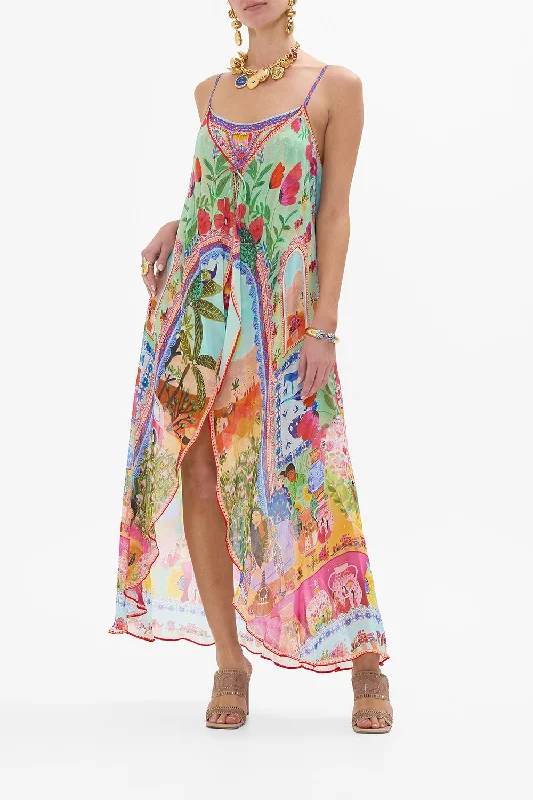 Sweet Unique Design MINI DRESS WITH LONG OVERLAY QUEENS OF CREATION