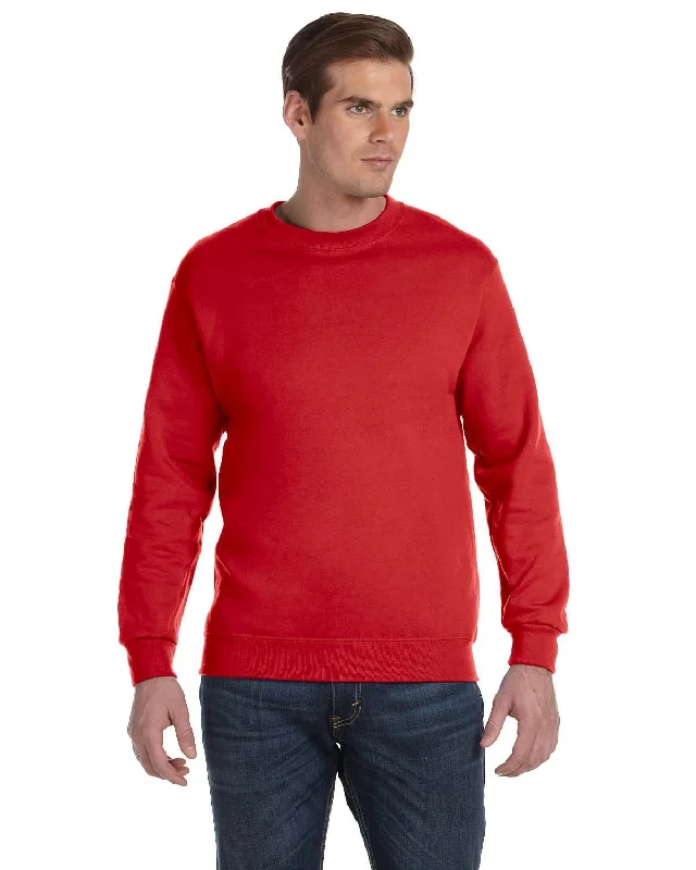 Street Vertical And Horizontal Design Gildan DryBlend 50/50 Crewneck Sweatshirt | Red