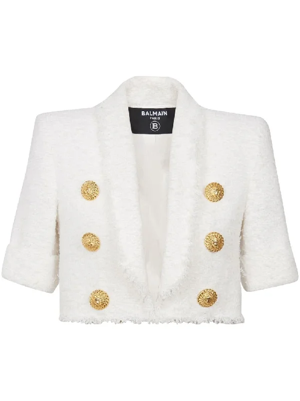 Retro Woolen Jacket Balmain Women's Jackets