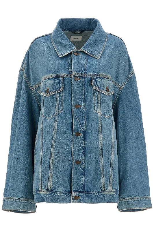 Sweet College Style Haikure Women's "Janet's Oversized blue Jacket