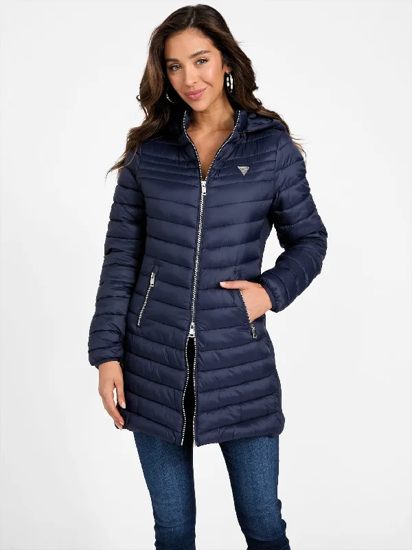 Sports Tights Lacy Puffer Coat