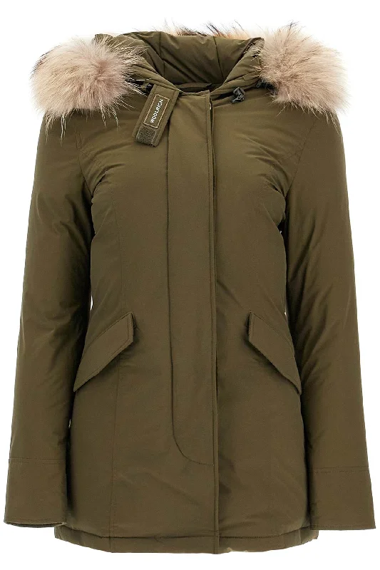 Street Show-Off Style Woolrich Women's Luxury Arctic Parka With Fur