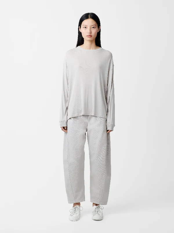 Street Graffiti Design Akerman Denim Pant in Bone Grey