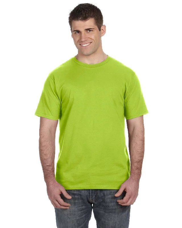 Street Style Suit Anvil Fashion Fit T-Shirt | Key Lime