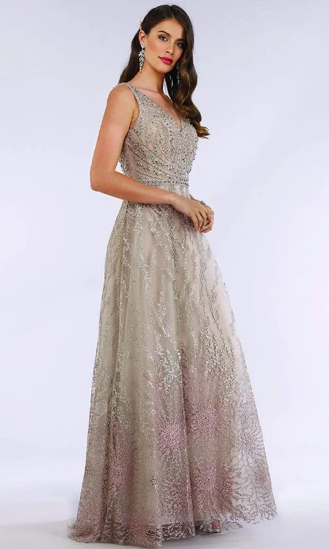 Luxury and fashionable Lara Dresses - 29635 Bead Embellished V Neck A-Line Dress