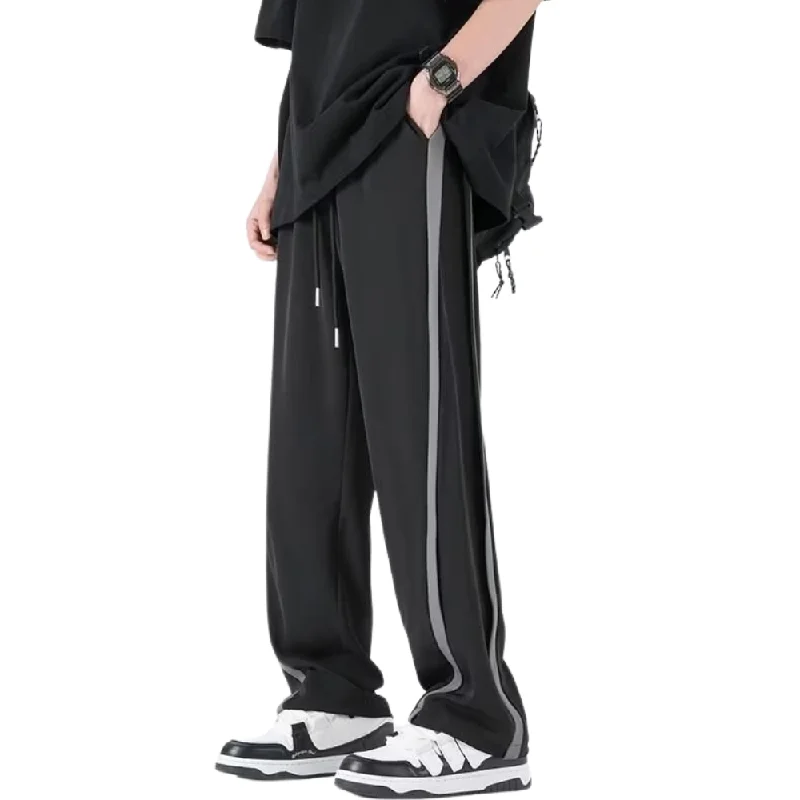 Trendy and versatile American Patchwork Suit Sweatpants