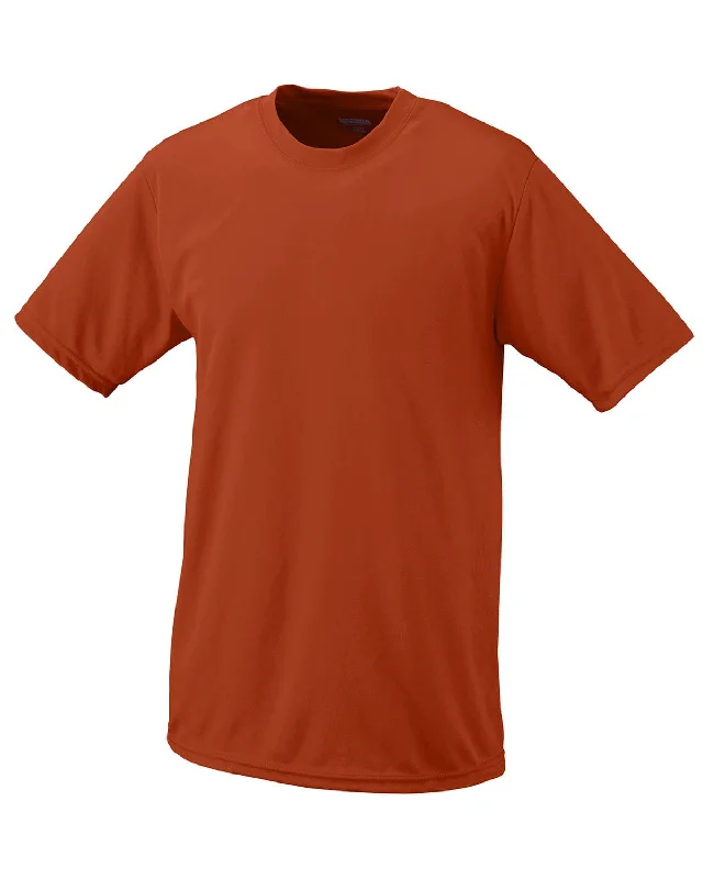 Black And White Style Augusta Moisture Wicking T-Shirt | Dk Orange