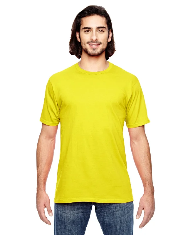 Simple research Anvil Fashion Fit T-Shirt | Neon Yellow
