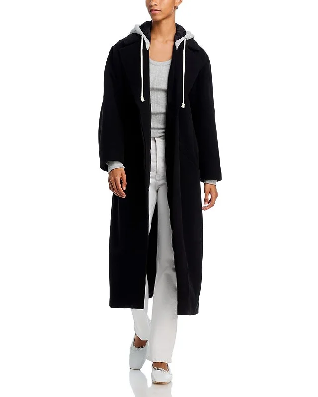 Sweet Princess Skirt Cinq à Sept Women's Vander Coat, Black/Heather Grey