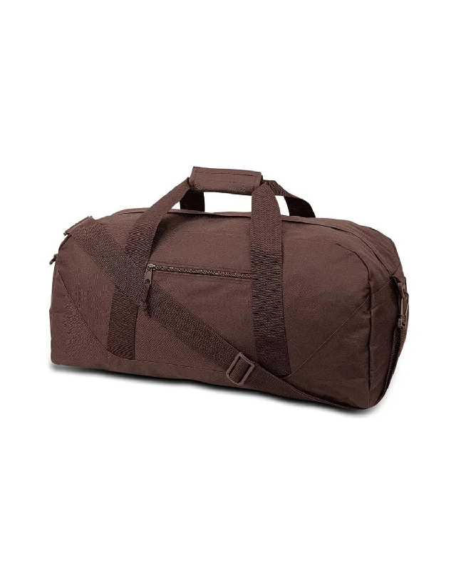 Sweet Pink Color Liberty Bags Game Day Large Duffel | Brown