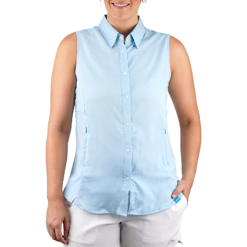 Trendy and versatile Women's Wrangle Sleeveless Vented Fishing Shirt
