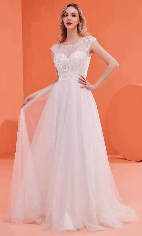 Renaissance Style J'Adore Dresses J22041 - Cap Sleeve A-line Prom Dress