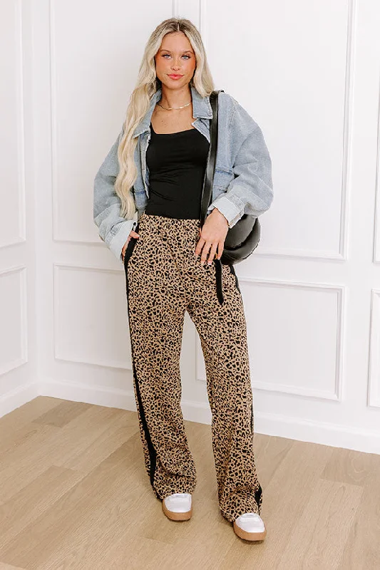 Black And White Style The Lucy High Waist Knit Pants