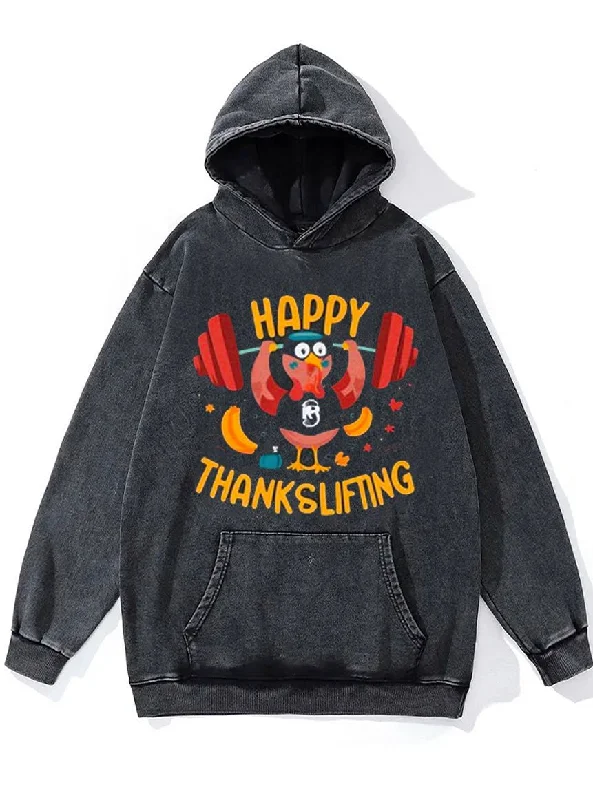 Sports Express Happy Thankslifting Washed Gym Hoodie