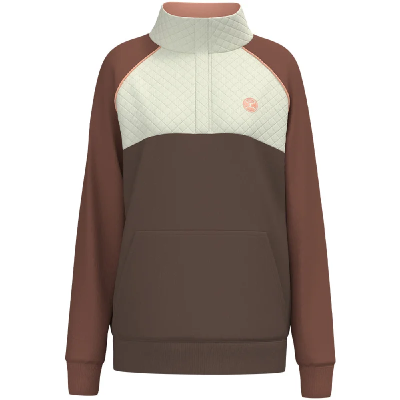 Sports Express "The Prime 1/4 Zip" Pink/Cream Pullover