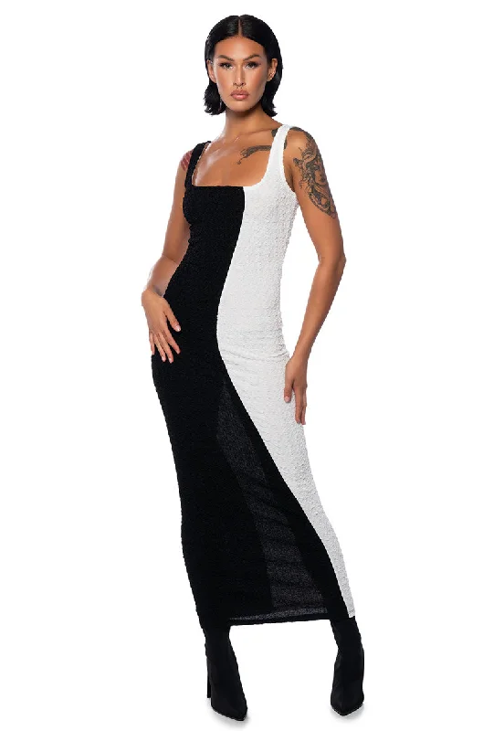 Luxury and fashionable TIME TO BALANCE SLEEVLESS MAXI DRESS