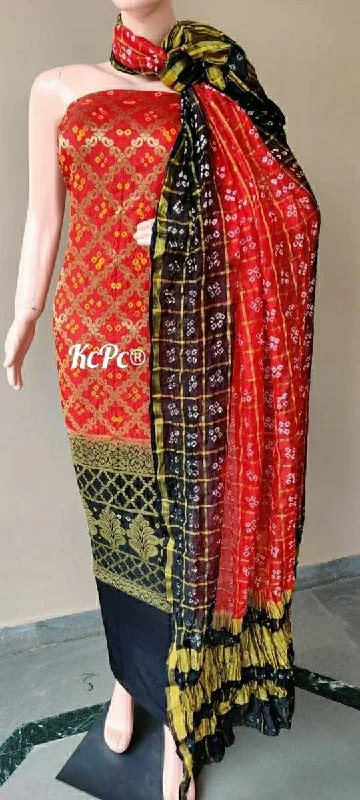 Boutique display KcPc Banarasi Bandhej Gharchola salwar suit