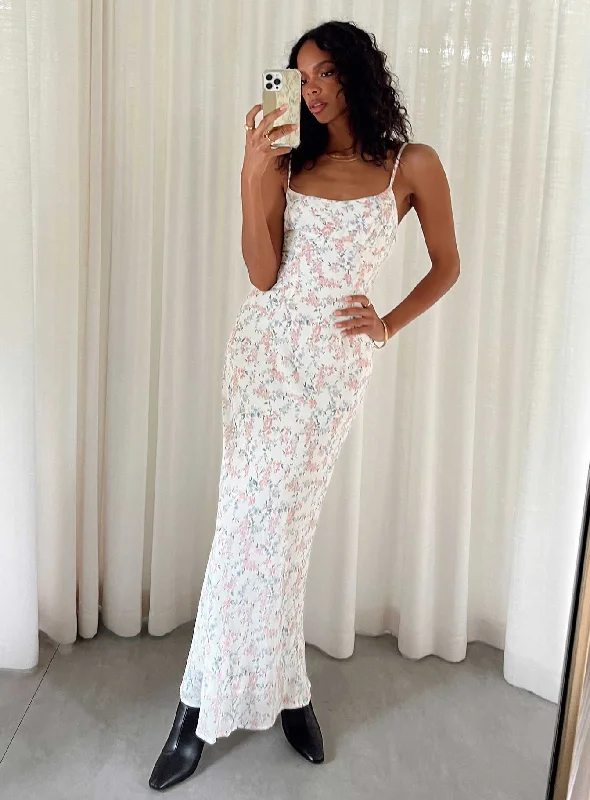 Sweet Princess Skirt Fairholm Maxi Dress White / Floral