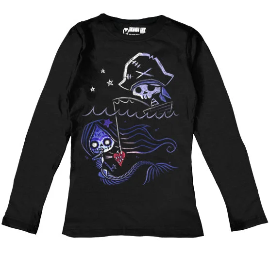 Retro Style Waiting for Eternity Women Long Sleeve Tshirt