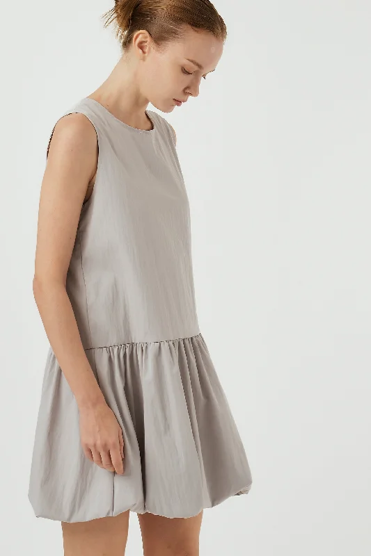 Sweet Puffy Skirt Minnie Balloon Hem Dress