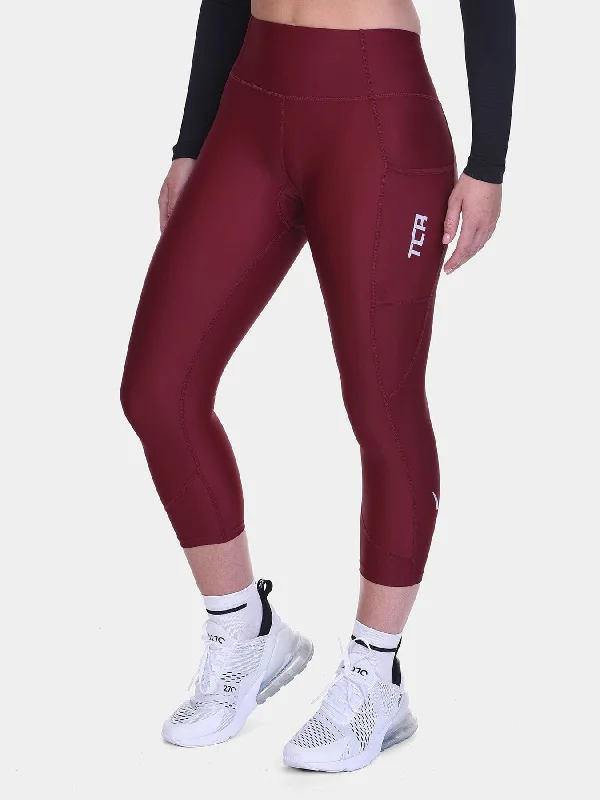 Independent design Padded Capri Cycling Leggings For Women With Reflective Strips & Side Pocket Independent design Padded Capri Cycling Leggings For Women With Reflective Strips & Side Pocket