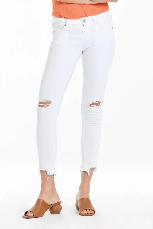 Elegant Classic Joyrich Skinny Jeans In Optic White