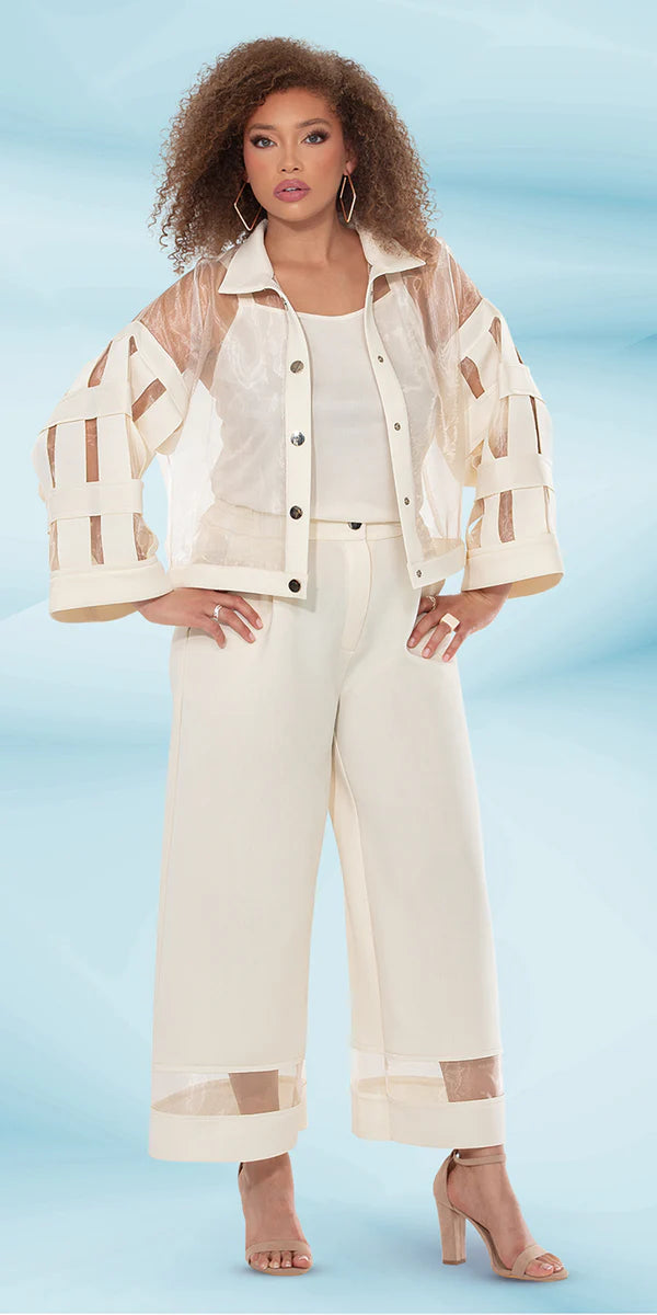 Sweet Soft Feeling Donna Vinci Pant Suit 12198