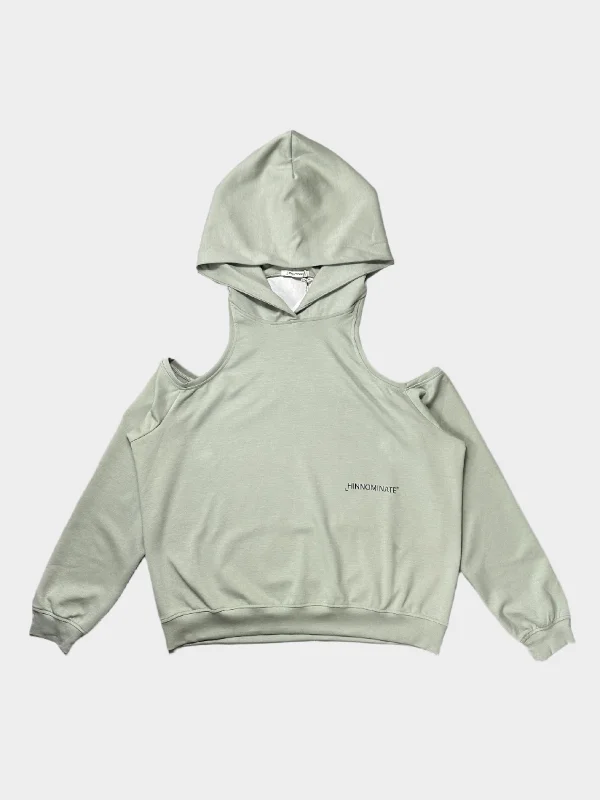 Sweet Stand-Up Collar Style Cut Out Hoodie