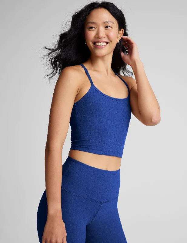 Sweet Small Style Spacedye Slim Racerback Cropped Tank