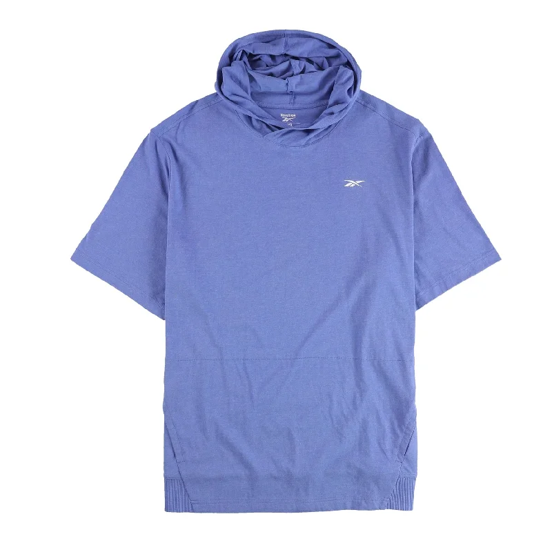 Retro Lace Fabric Reebok Womens Short Sleeve Heathered Hoodie Sweatshirt, Blue, XX-Large Retro Lace Fabric Reebok Womens Short Sleeve Heathered Hoodie Sweatshirt, Blue, XX-Large
