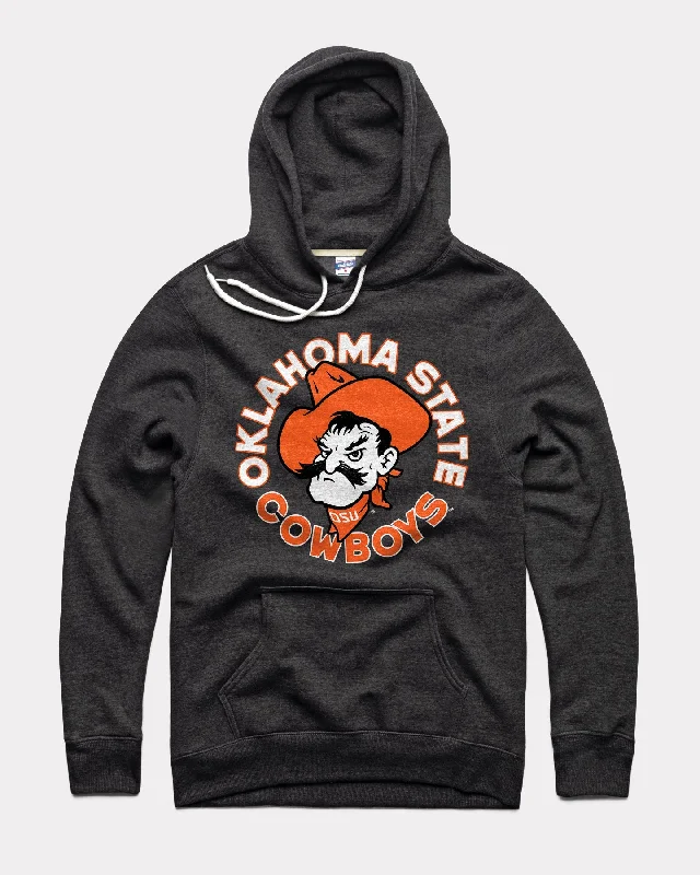 Style Design Oklahoma State Cowboys Circle Logo Black Hoodie